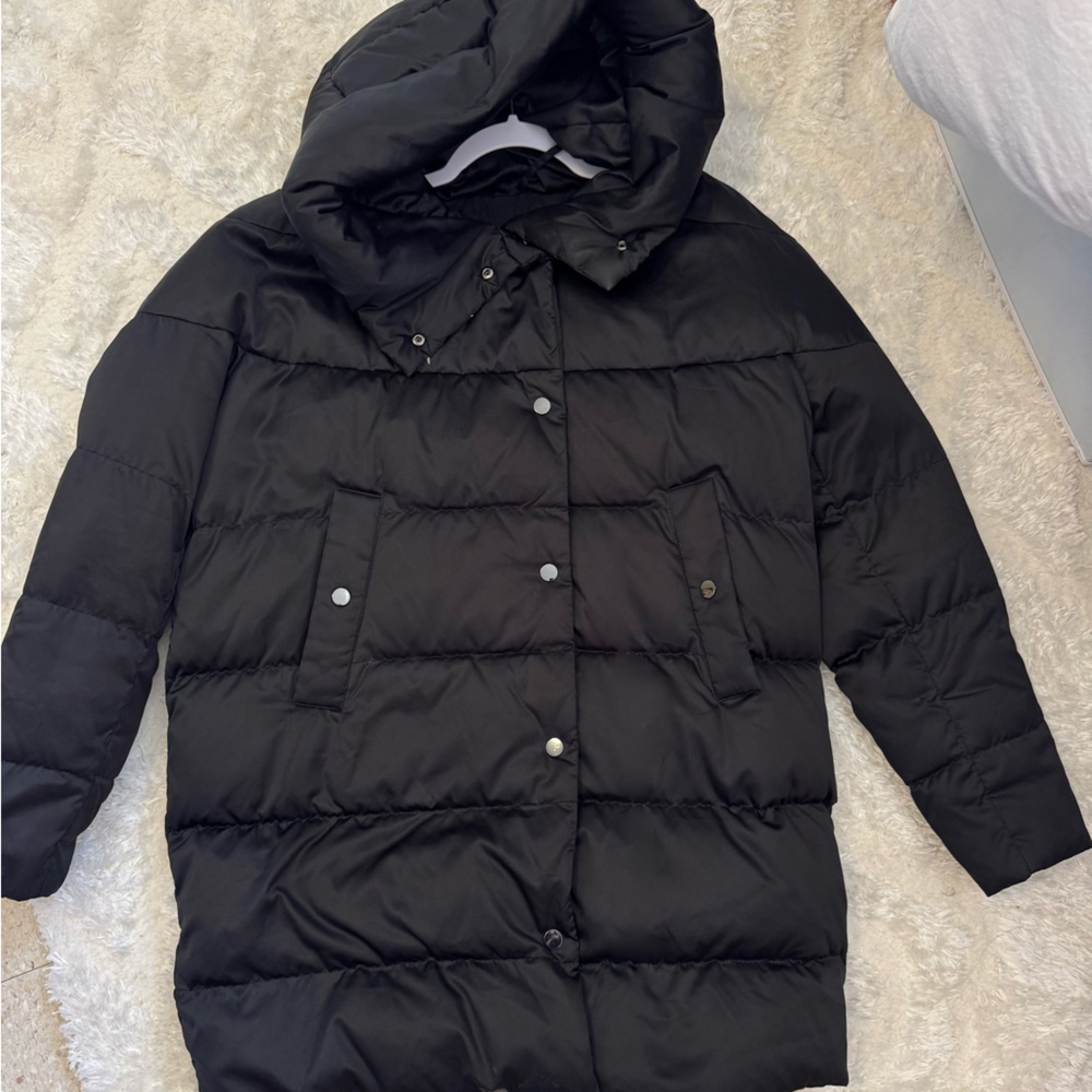 Zara Black Down Jacket
